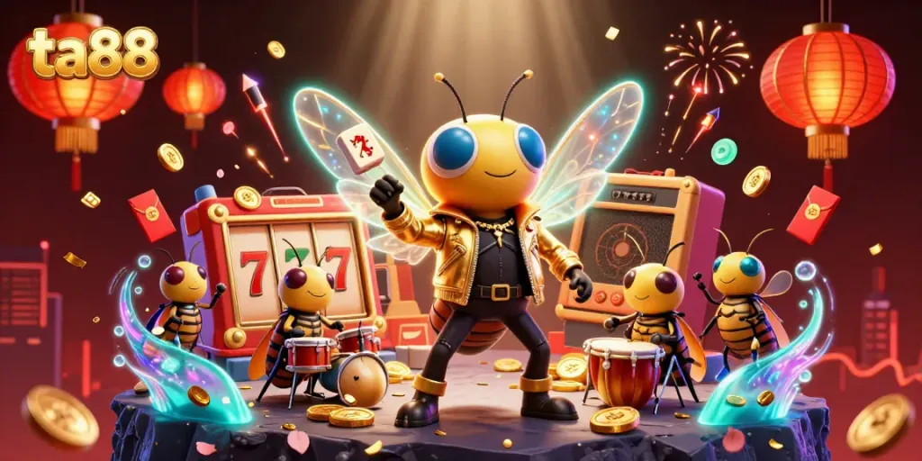 Experience the excitement of ta88 with vibrant characters and dynamic casino elements in a captivating scene.