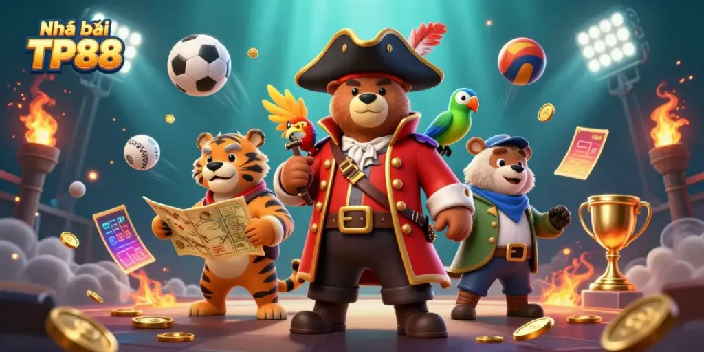 Experience thrilling gameplay at Nhà cái TP88 featuring dynamic sports elements and rich 3D characters.