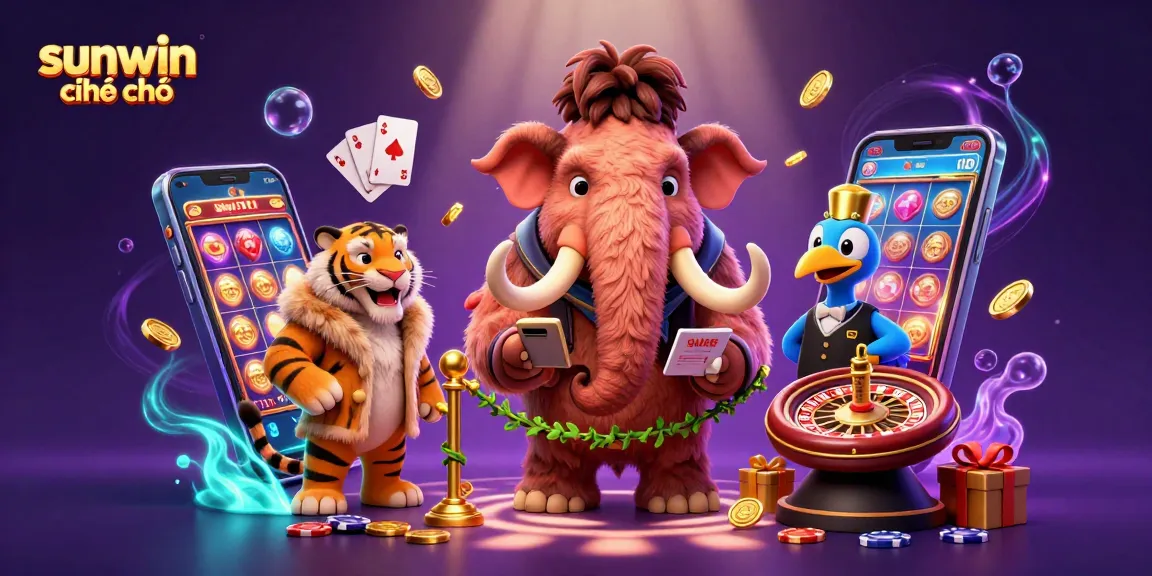 Experience the thrilling excitement at sunwin chính chủ with vibrant 3D casino elements and engaging characters.